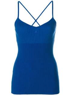 топ на тонких лямках Courrèges