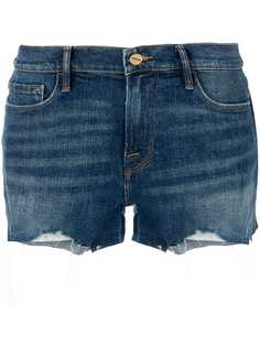 джинсовые шорты с рваным эффектом Frame Denim