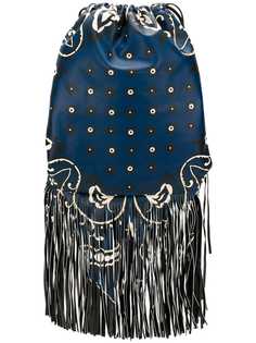 рюкзак с узорами и бахромой Red Valentino