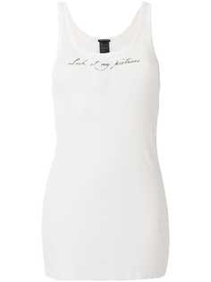 майка со слоганом на груди Ann Demeulemeester