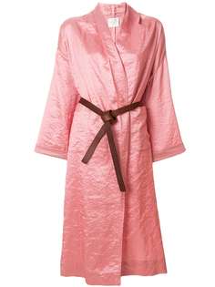 легкое пальто-кимоно с поясом Forte Forte