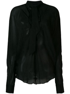 блузка с завязками на шее Alexandre Vauthier