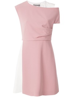 мини-платье с контрастной вставкой на плече Sportmax