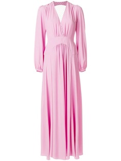 вечернее платье с полупрозрачной вставкой на спине Nº21