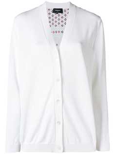 кардиган с контрастной вышитой спинкой Rochas