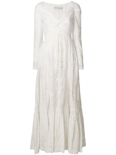 платье с V-образным вырезом и расклешенной юбкой Etro