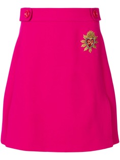 юбка А-силуэта с заплаткой 'Sacred Heart' Dolce & Gabbana