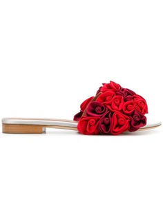 сандалии с декором в форме роз Malone Souliers