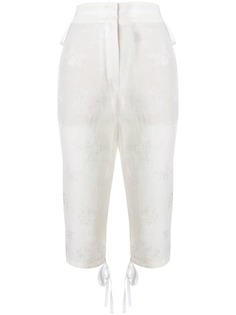 вышитые капри Ann Demeulemeester