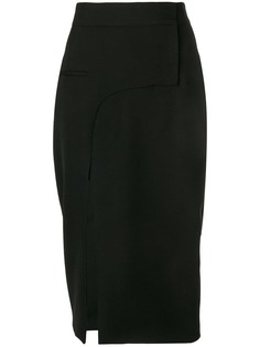 юбка-карандаш с разрезом спереди Haider Ackermann