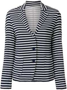 повседневный жакет в горизонтальную полоску Majestic Filatures