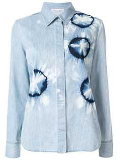 джинсовая рубашка с принтом "тай-дай" Stella McCartney