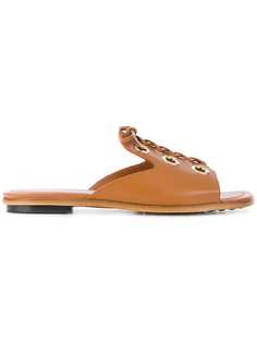 мюли со шнуровкой Tod's