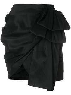 асимметричная мини-юбка с драпировками Magda Butrym