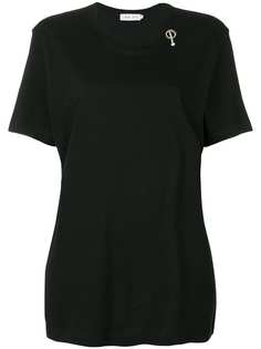 удлиненная футболка с люверсом и цепочкой Act N°1