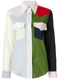 рубашка с контрастными панелями Calvin Klein 205W39nyc