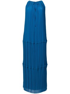 длинное плиссированное платье прямого кроя P.A.R.O.S.H.