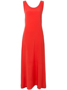 длинное платье с завязками на спине P.A.R.O.S.H.