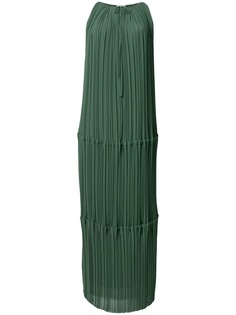 длинное плиссированное платье прямого кроя P.A.R.O.S.H.