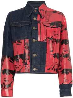джинсовая куртка с принтом 'X Andy Warhol Dennis Hopper' Calvin Klein 205W39nyc