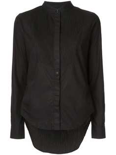 рубашка с плиссированной вставкой спереди Pierre Balmain