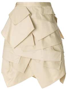 юбка узкого кроя с многослойным дизайном Koché