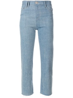 укороченные джинсы с бахромой Act N°1