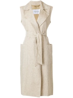 длинный жилет прямого кроя Max Mara