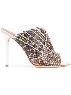мюли с эффектом змеиной кожи Malone Souliers