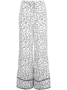 брюки с принтом свободного кроя Yigal Azrouel