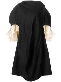 асимметричное платье-футболка свободного кроя Comme Des Garçons