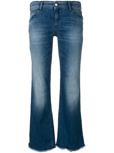расклешенные джинсы с выбеленным эффектом Emporio Armani