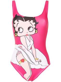 слитный купальник 'Betty Boop' Moschino