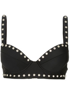 лиф бикини с заклепками Moschino