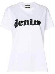 футболка с надписью 'Denim' Junya Watanabe