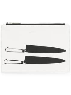 клатч с изображением двух ножей Calvin Klein 205W39nyc