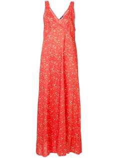 платье макси с цветочным принтом R13