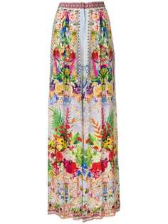 брюки-палаццо с рисунком Camilla