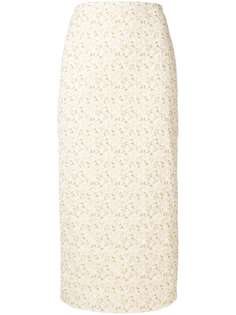 юбка-карандаш с мелким цветочным рисунком Marni