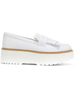 лоферы на платформе с бахромой Hogan