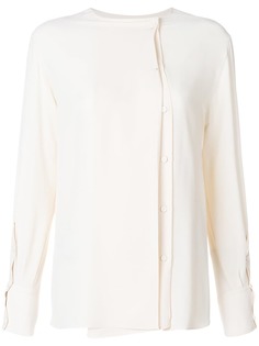 блузка со смещенной застежкой на пуговицы Mauro Grifoni