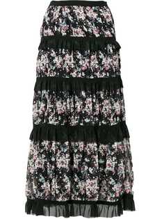 юбка с цветочным принтом Giuseppe Di Morabito