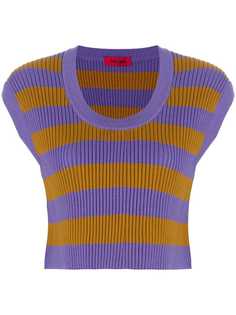 вязаный топ в полоску The Gigi
