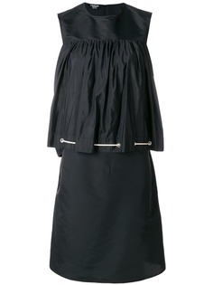 присборенное платье с контрастными завязками Calvin Klein 205W39nyc
