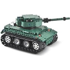 Конструктор Double E Cada Technics Танк Tiger 1, 313 деталей, пульт управления - C51018W