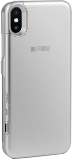 Чехол-аккумулятор InterStep Power 3000 мАч для Apple iPhone X (серебристый)