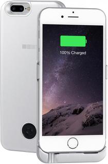 Чехол-аккумулятор InterStep Power 5000 мАч для Apple iPhone 6/6S/7/8 Plus (серебристый)