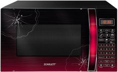 Микроволновая печь Scarlett SC-MW9020S04D (черно-красный)
