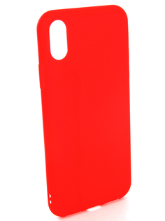Аксессуар Чехол EVA Silicone для APPLE IPhone X Red IP8A001R-X