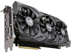 Видеокарта ASUS Radeon RX 580 1360Mhz PCI-E 3.0 8192Mb 8000Mhz 256 bit 2xDPI DVI 2xHDMI HDCP ROG-STRIX-RX580-8G-GAMING